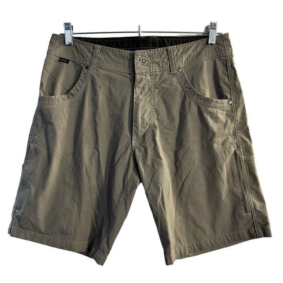 Kuhl RAMBLR Men’s Shorts Pockets Lightweight Gorpcore Hiking Taupe Size 32 - Picture 1 of 9